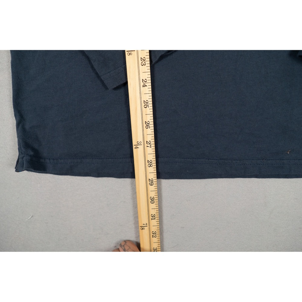 KUHL Mens Shirt Wildfibre Long Sleeve Organic Cotton Navy Blue Size L Hiking image 6